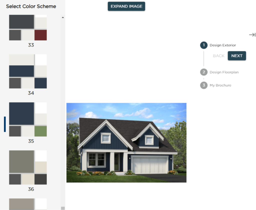 Curated Exterior Color Packages - Robert Thomas Homes