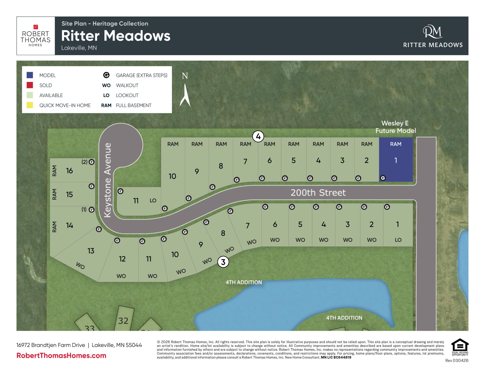 Ritter Meadows site Plan - Heritage Collection 030426