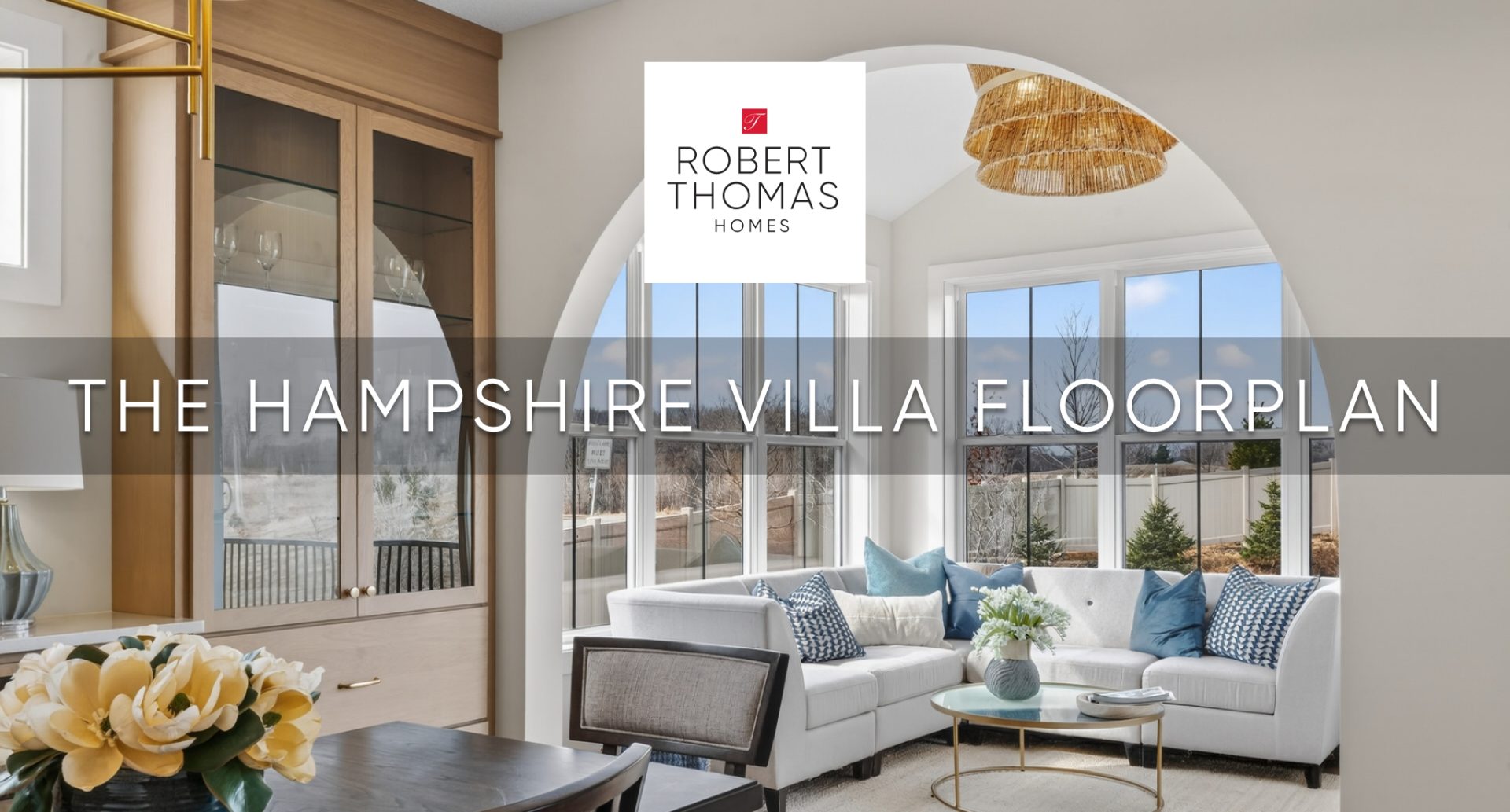 The Hampshire Villa Floorplan Blog featured image of the interior of this model home.