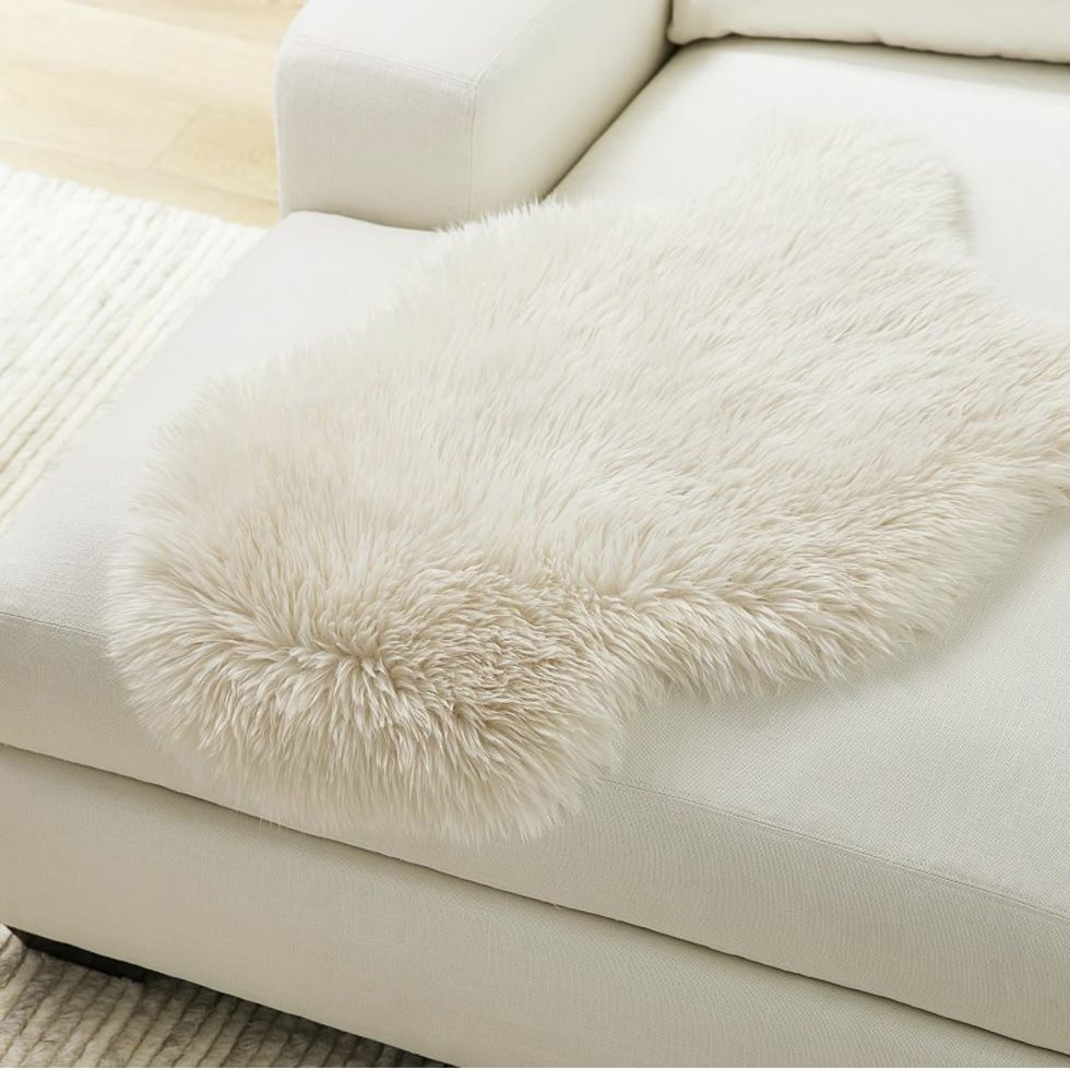 Pottery Barn Holiday Decor Faux Fur Throw